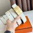 Hermes Typo Reversible Belt 32MM in White Epsom Calfskin