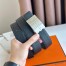 Hermes Typo Reversible Belt 32MM in Black Epsom Calfskin