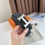 Hermes H Reversible Belt 38MM in Black Epsom Leather