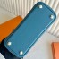 Hermes Bolide 1923 Mini Handmade Bag Blue Jean Evercolor Calfskin