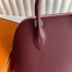 Hermes Bolide 1923 25 Handmade Bag in Rouge H Evercolor Calfskin