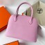 Hermes Bolide 1923 27 Handmade Bag In Mauve Sylvestre Epsom Calfskin