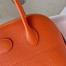 Hermes Bolide 1923 27 Handmade Bag In Orange Epsom Calfskin