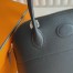Hermes Bolide 1923 27 Handmade Bag in Black Swift Calfskin