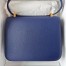 Hermes Constance 24 Handmade Bag In Blue Saphir Epsom Calfskin