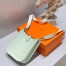 Hermes Mini Evelyne 16 Amazone Bag in Vert Fizz Clemence Leather