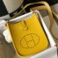 Hermes Mini Evelyne 16 Amazone Bag in Yellow Clemence Leather