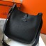 Hermes Evelyne III 29 Bag in Black Clemence Leather