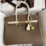 Hermes HSS Birkin 30 Bicolor Bag in Taupe and Craie Epsom Calfskin 