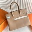Hermes Colormatic Birkin 30 Bag in Chai, Yelow and Blue Swift Leather