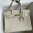Hermes Birkin 30 Retourne Handmade Bag In Craie Epsom Calfskin 