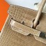 Hermes Birkin 30 Handmade Bag in Biscuit Crocodile Porosus Shiny Skin
