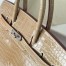 Hermes Birkin 30 Handmade Bag in Biscuit Crocodile Porosus Shiny Skin