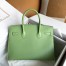 Hermes Birkin 30 Sellier Handmade Bag In Vert Criquet Epsom Calfskin