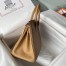Hermes Birkin 30 Retourne Handmade Bag In Biscuit Swift Leather 