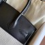 Hermes Birkin 30 Handmade Bag In Toile & Black Swift Leather 