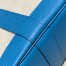 Hermes Neo Garden Party 23 Bag in Canvas and Blue Negonda Calfskin
