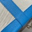 Hermes Neo Garden Party 23 Bag in Canvas and Blue Negonda Calfskin