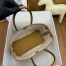 Hermes Neo Garden Party 23 Bag in Canvas and Chai Negonda Calfskin