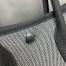 Hermes Neo Garden Party 23 Bag in Canvas and Gris Meyer Negonda Calfskin