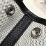 Hermes Neo Garden Party 23 Bag in Canvas and Black Negonda Calfskin