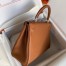 Hermes Kelly Retourne 32cm Handmade Bag In Gold Clemence Leather