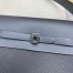 Hermes Herbag Zip 20 Bag in Canvas and Ardoise Hunter Calfskin