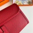 Hermes Jige Elan 29 Clutch Bag In Red Epsom Leather