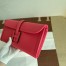 Hermes Jige Elan 29 Clutch Bag In Rose Lipstick Epsom Leather