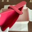 Hermes Jige Elan 29 Clutch Bag In Rose Lipstick Epsom Leather