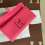 Hermes Jige Elan 29 Clutch Bag In Rose Lipstick Epsom Leather