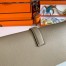 Hermes Jige Elan 29 Clutch Bag In Gris Tourterelle Epsom Leather