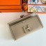 Hermes Jige Elan 29 Clutch Bag In Gris Tourterelle Epsom Leather