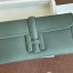 Hermes Jige Elan 29 Clutch Bag In Vert Amande Epsom Leather