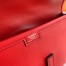 Hermes Jige Elan 29 Clutch Bag In Red Swift Calfskin