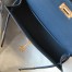 Hermes Kelly Mini II Sellier Bag in Blue Agate Epsom Leather