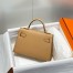 Hermes Kelly Mini II Sellier Bag in Chai Epsom Leather