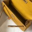 Hermes Kelly Mini II Sellier Bag in Yellow Epsom Leather