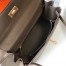 Hermes Kelly 25cm Retourne Bag in Taupe Clemence Leather with GHW