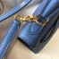 Hermes Kelly 25cm Sellier Bag in Blue Agate Epsom Leather with GHW