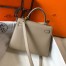Hermes Kelly 25cm Sellier Bag in Tourterelle Epsom Leather with GHW
