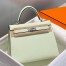 Hermes Kelly 25cm Sellier Bag in Vert Fizz Epsom Leather with PHW