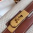 Hermes Kelly 28cm Sellier Bag in Canvas with Barenia Leather 