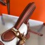 Hermes Kelly 28cm Sellier Bag in Canvas with Barenia Leather 