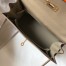 Hermes Kelly 28cm Sellier Bag in Tourterelle Epsom Leather with GHW