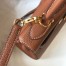 Hermes Kelly 32cm Retourne Bag in Gold Clemence Leather with GHW