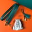 Hermes Kelly 32cm Retourne Bag in Malachite Clemence Leather with GHW
