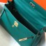 Hermes Kelly 32cm Retourne Bag in Malachite Clemence Leather with GHW