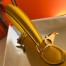 Hermes Kelly 32cm Retourne Bag in Yellow Clemence Leather with GHW