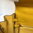 Hermes Kelly 32cm Retourne Bag in Yellow Clemence Leather with GHW